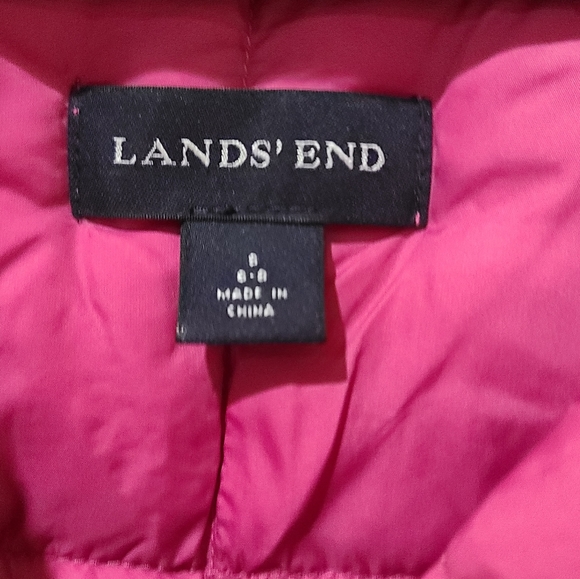 Land’s End Vest pink size small. Box d - Picture 4 of 6